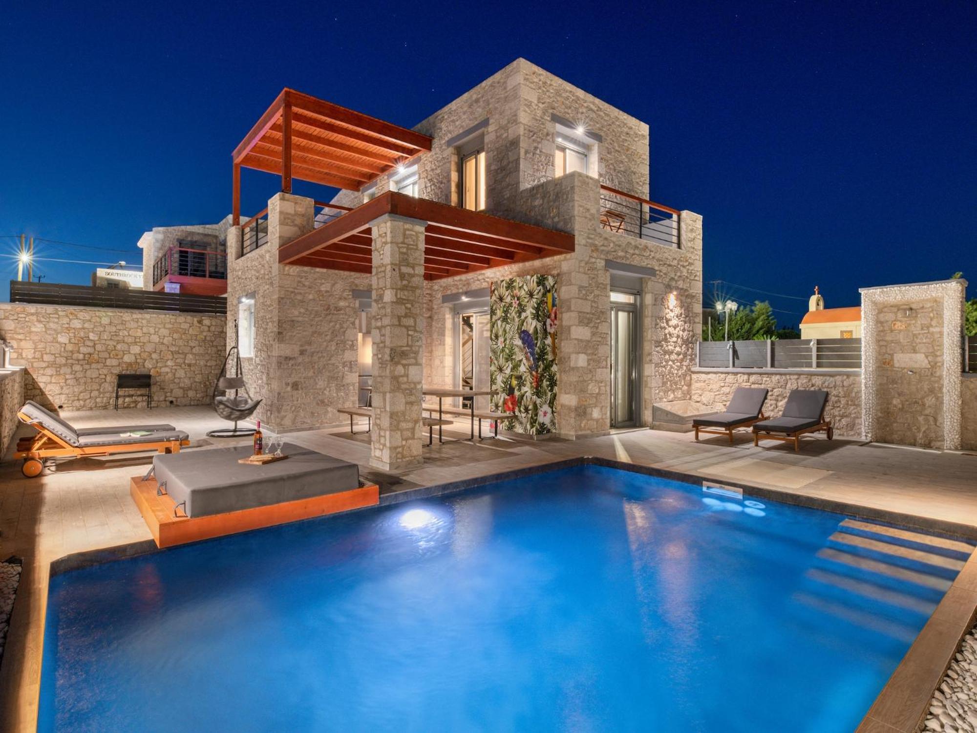 Modern In With Private Pool * Lachania